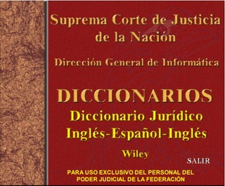Diccionario jurídico Ingles-Español