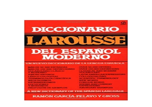 hardcover_$ library Diccionario Larousse del Espanol Moderno Spanish