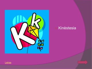    Kinèstesia




Letras
 