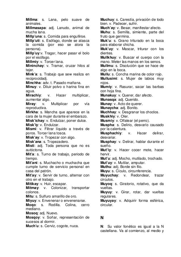 Diccionario Quechua Espanol Justo Ruelas