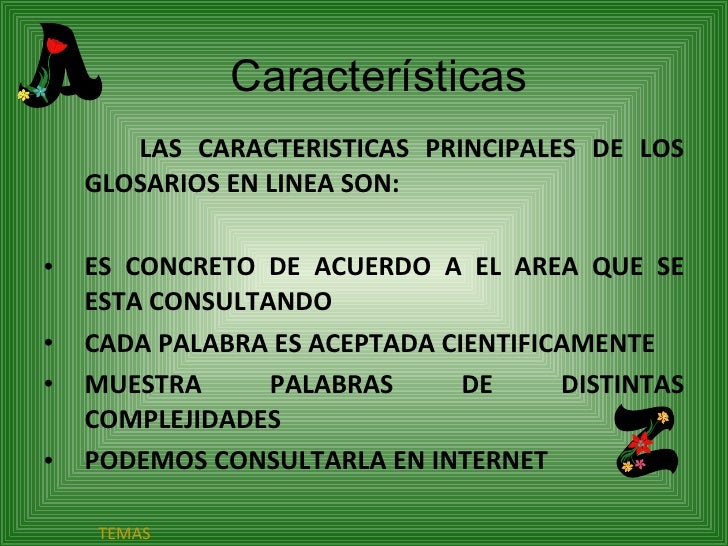 Glosarios en linea