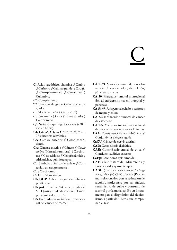 Diccionario de siglas médicas Diccionario de siglas médicas