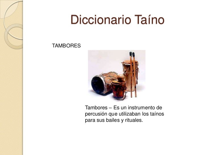 Diccionario taino new