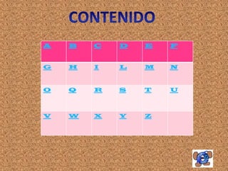 A   B   C   D   E   F


G   H   I   L   M   N



O   Q   R   S   T   U



V   W   X   Y   Z
 