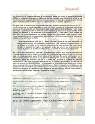 DICCIONARIO UNIVERSAL DE TÉRMINOS PARLAMENTARIOS | PDF