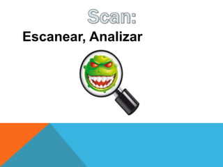 Escanear, Analizar
 