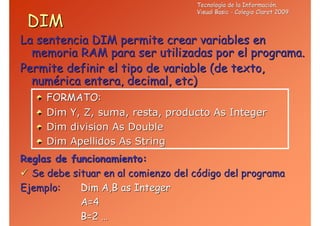 Diccionario visual basic | PDF