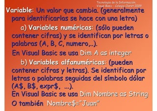 Diccionario visual basic | PDF
