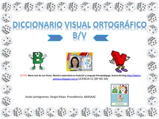 Diccionario visual ortográfico b v | PPT