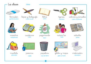 ��������             clasa




 ��������        �����������������      �����            �������        ������������������
 gumă de şters       creion şi pix       carte            foarfecă         culori şi pensule




 �������            ��������         ���������         ��������               �������
  învăţătoare           caiet                               copii                penar
                                          lipici




 �������             �������         ��������         ������������         ���������
   ghiozdan                                                                    calculator
                         tablă        coş de hârtii     glob şi hartă


                                              ��
 