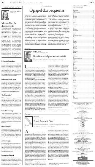 A era da Personal Data - Jornal DCI 19/11/2013