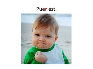 Puer est.
 