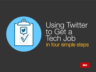 Using Twitter to Get a Tech Job