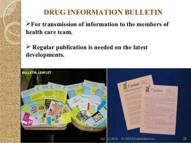 Drug Information And Medication Information