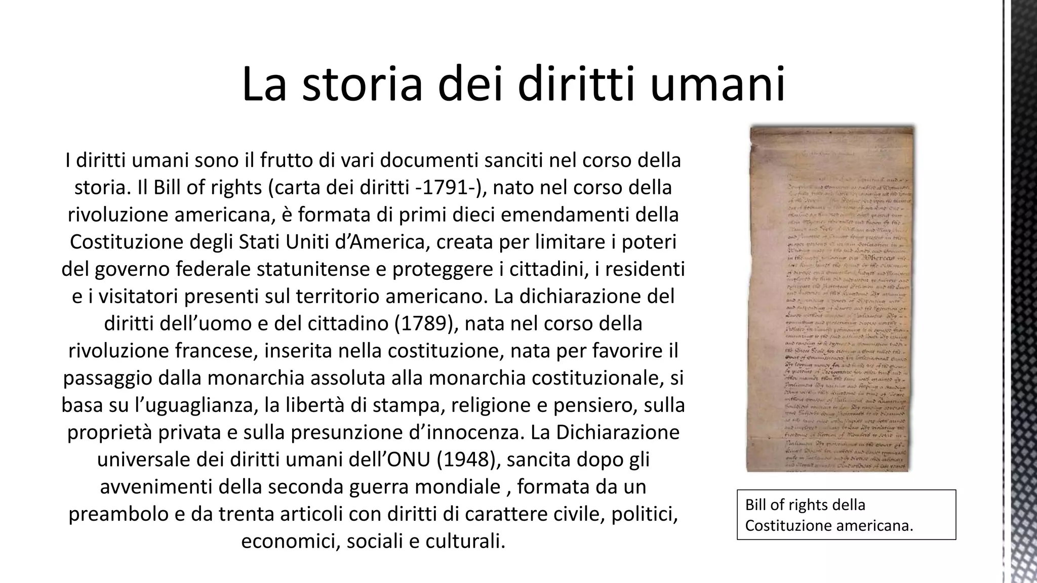carta dei diritti dell uomo
