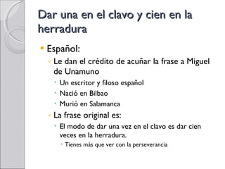 Dichos y refranes 1 | PPT