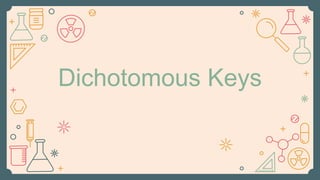 Dichotomous Keys
 