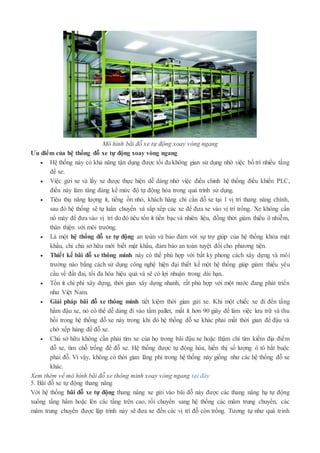 Hệ thống bãi đỗ xe thông minh- Bilparking | DOCX