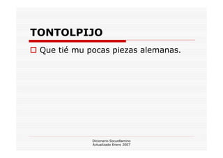 Dicionario Socuellamino