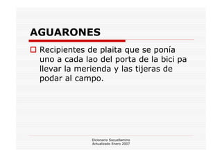 Dicionario Socuellamino