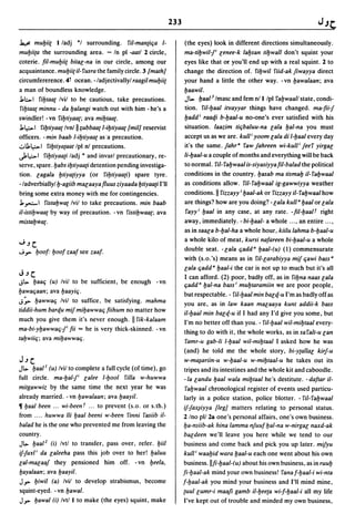 Dicionario arabe egipcio