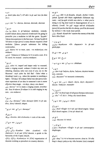 Dicionario arabe egipcio