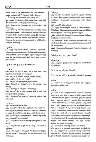 Dicionario arabe egipcio