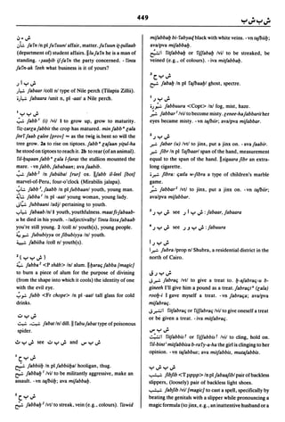 Dicionario arabe egipcio