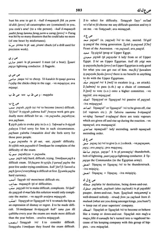 Dicionario arabe egipcio