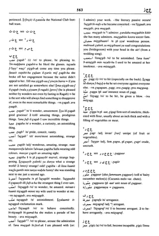 Dicionario arabe egipcio