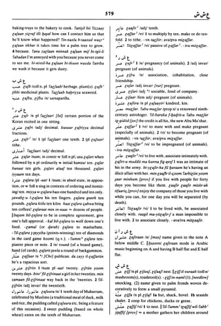 Dicionario arabe egipcio