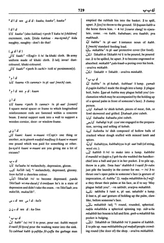 Dicionario arabe egipcio