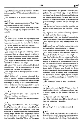 Dicionario arabe egipcio