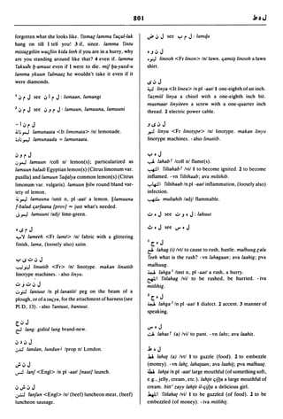 Dicionario arabe egipcio