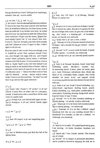 Dicionario arabe egipcio