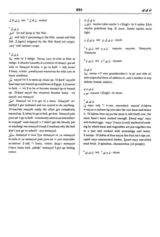 Dicionario arabe egipcio