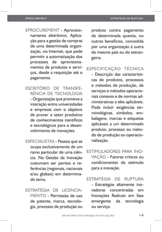 ESTRUTURA DE REFERÊNCIA DE INOVAÇÃO                 EXTRANET PARA CLIENTES



ESTRUTURA DE REFERÊNCIA EXPERTS EXTERNOS - C...