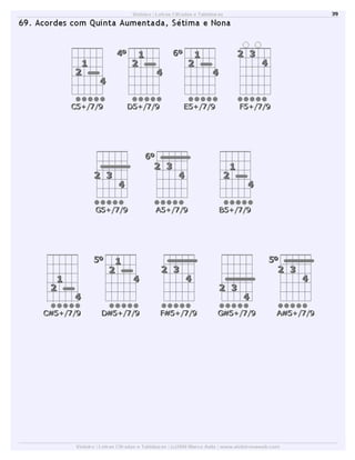 Dicionário de acordes de violão