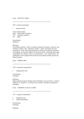 Dicionario de linguistica