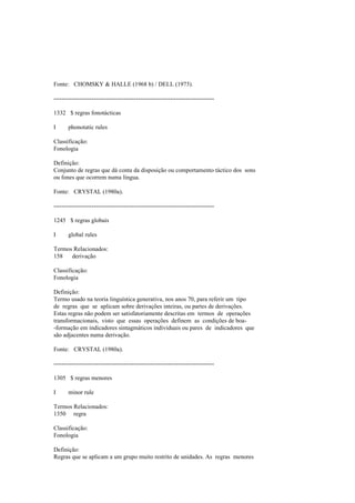 Dicionario de linguistica