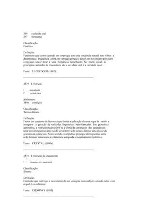 Dicionario de linguistica