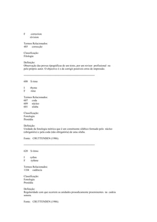 Dicionario de linguistica