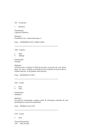 Dicionario de linguistica