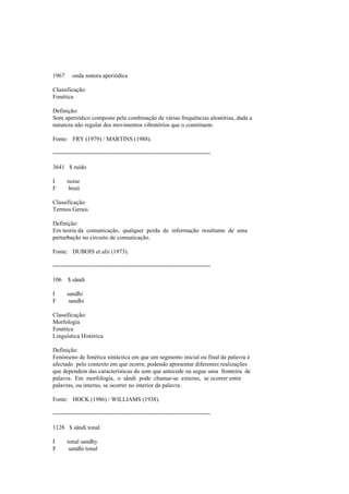 Dicionario de linguistica