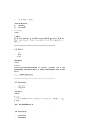 Dicionario de linguistica