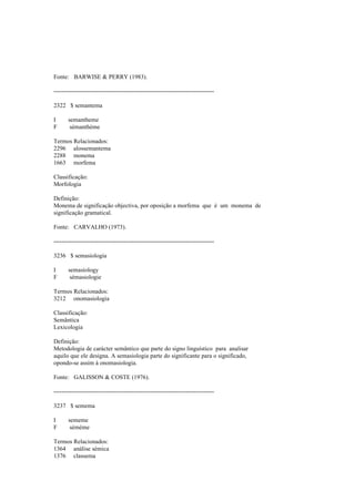 Dicionario de linguistica