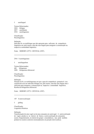 Dicionario de linguistica