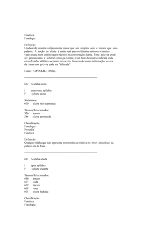 Dicionario de linguistica