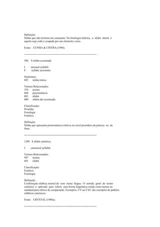 Dicionario de linguistica