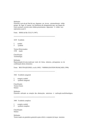 Dicionario de linguistica